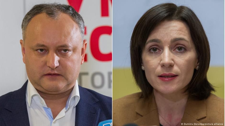 У Молдові вийшли до другого туру Санду і Додон