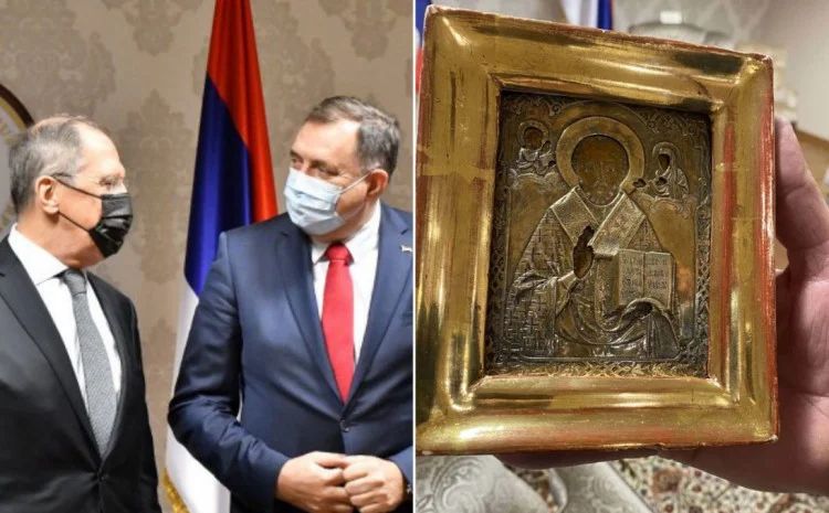 Сергій Лавров поверне до Сараєва українську ікону з Луганська