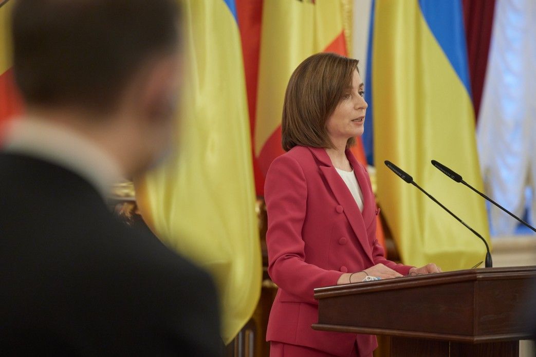 Молдова беззаперечно підтримує територіальну цілісність України - Санду