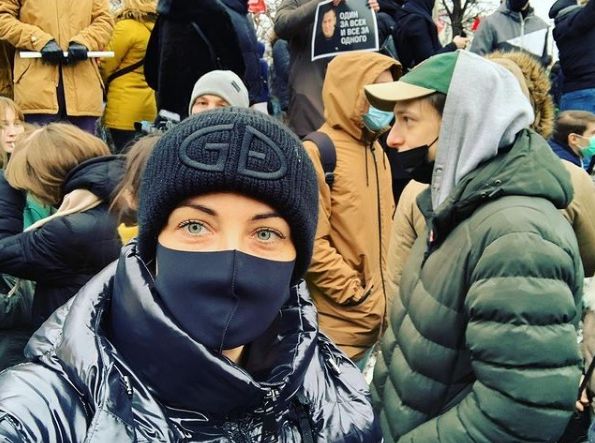 Юлія Навальна затримана під час акції протесту в Москві, відео