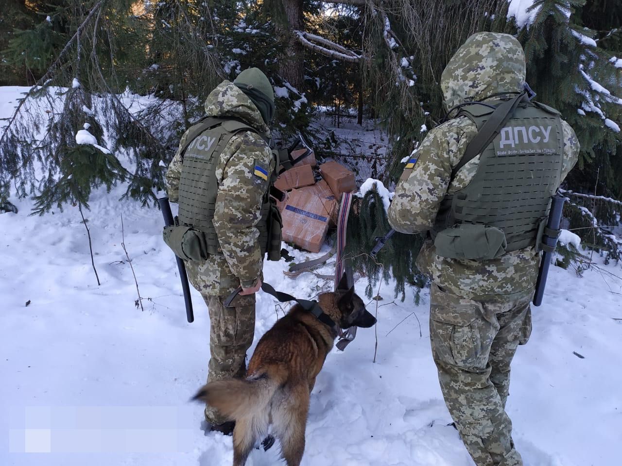 На Буковині контрабандисти кинули ноші з цигарками і втекли від прикордонників