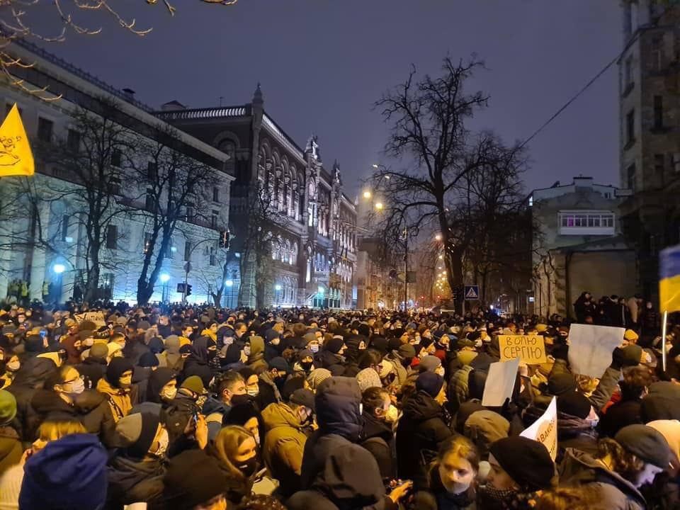 #СтерненкуВолю: у Києві затримали 24 активістів за сутички з поліцією, фото