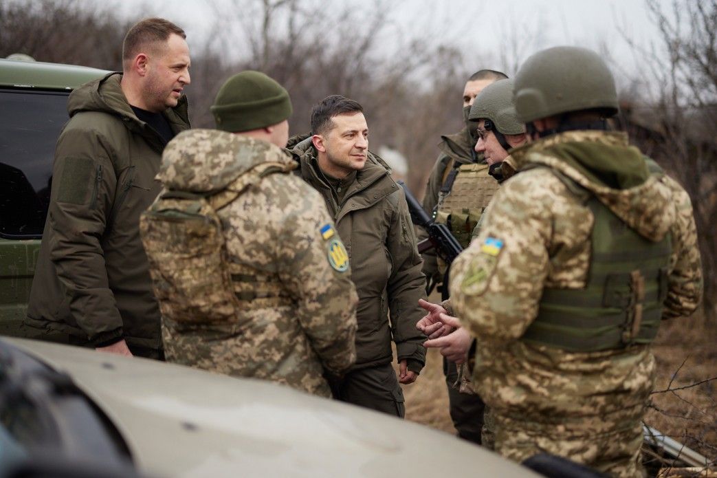 Зеленський і Єрмак відвідають район ООС наприкінці тижня