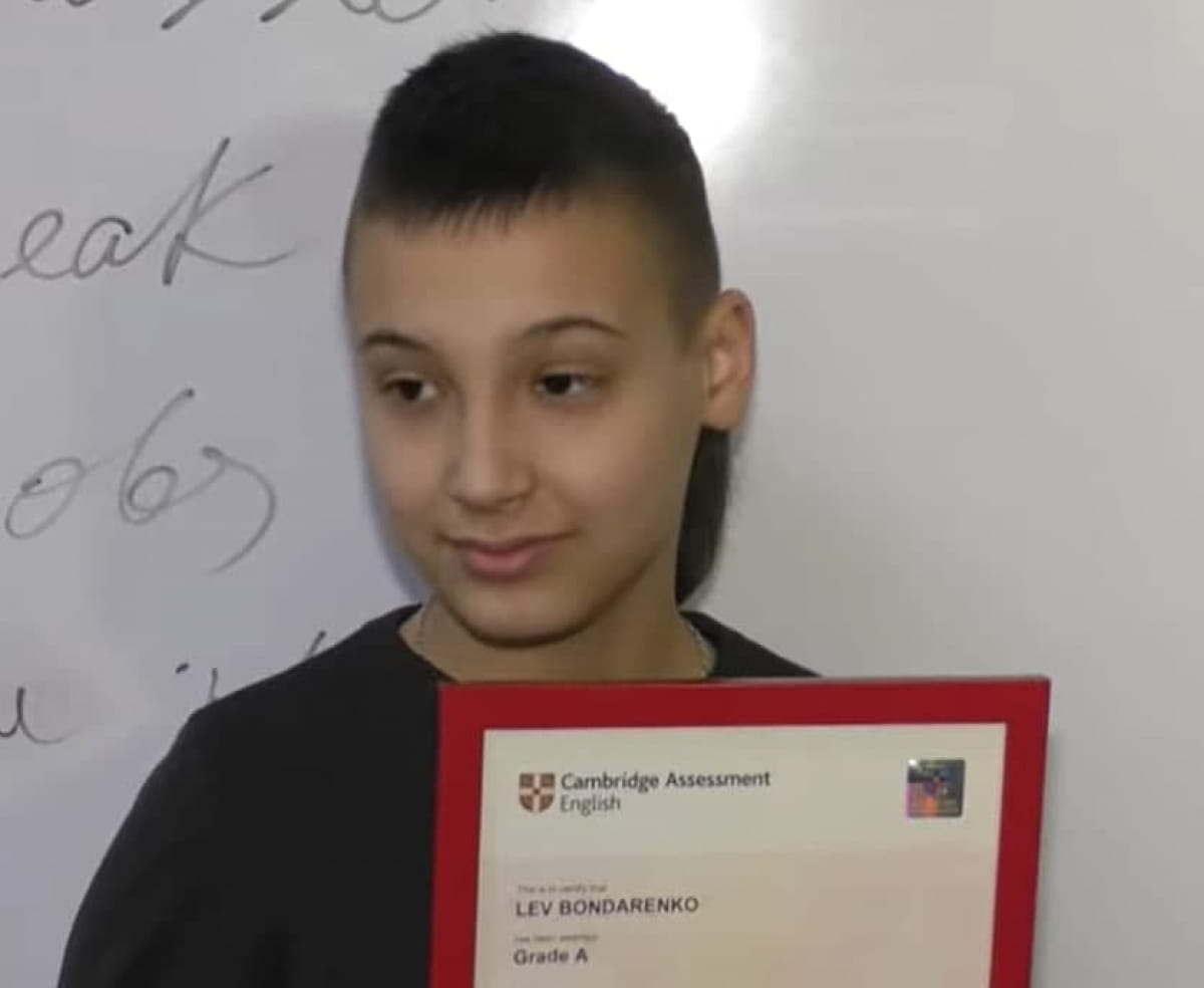 11-рiчний харків’янин рекордно склав англійську мову: найвищий рівень за системою Кембриджа