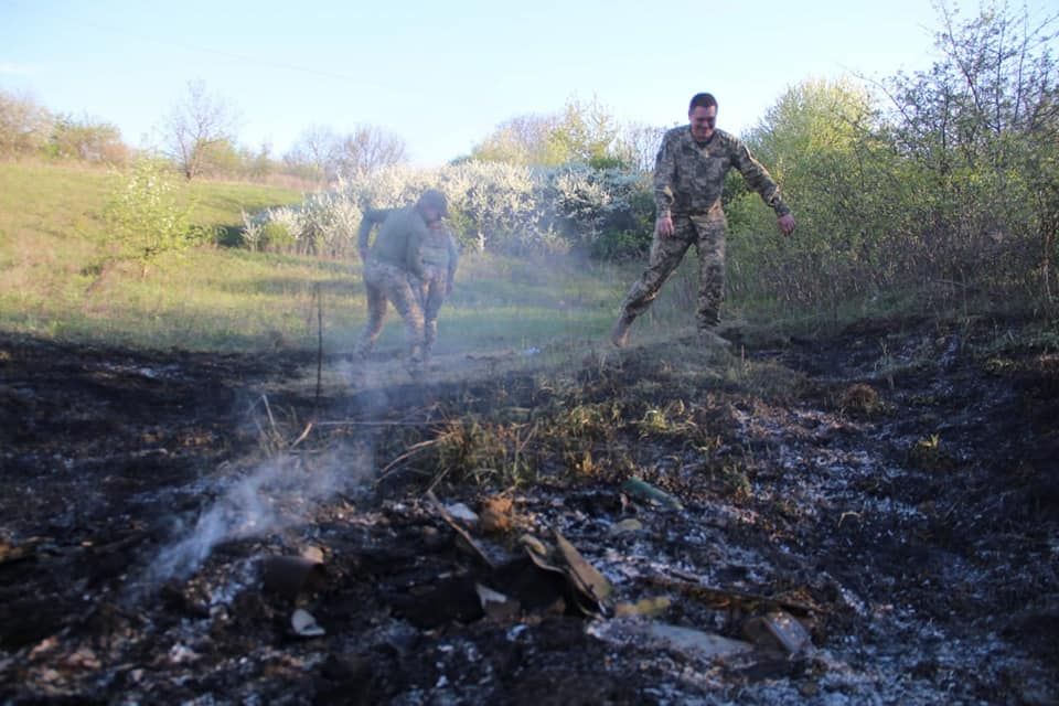 Під Попасною керована ворожа ракета спричинила пожежу