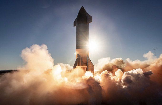 Успішну посадку вперше здійснив прототип космічного корабля Starship
