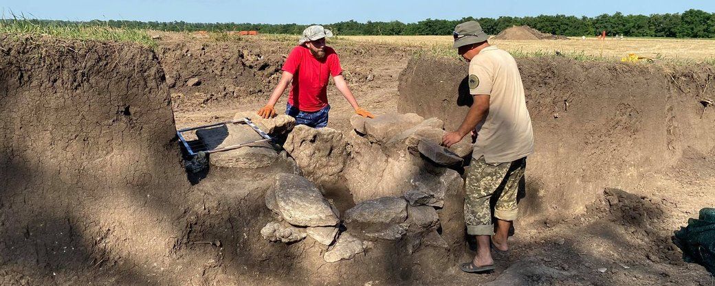 Археологи знайшли на Донеччині поховання зрубної культури.