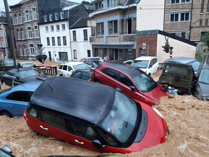 Бельгія знову потерпає від повені, фото
