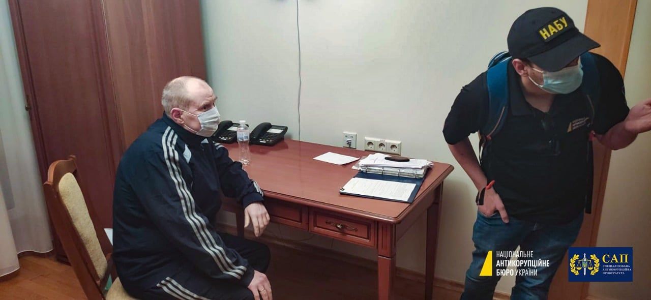 Чаус затриманий детективами НАБУ у «Феофанії», фото