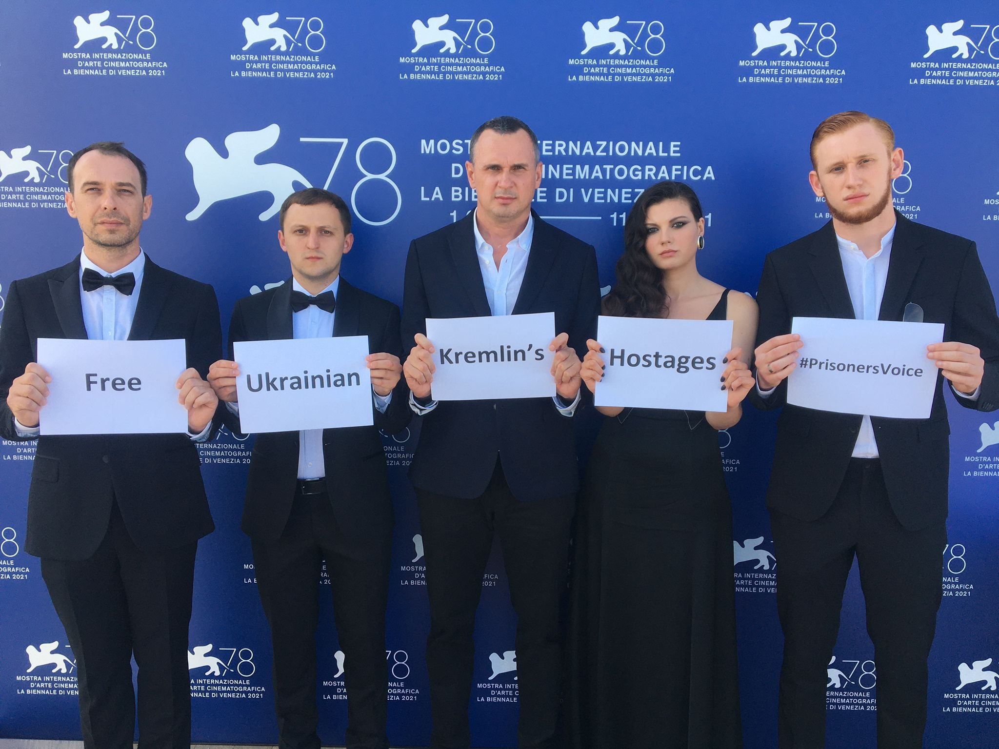 Венеційський кінофестиваль: команда фільму Сенцова «Носоріг» підтримала політв’язнів Кремля
