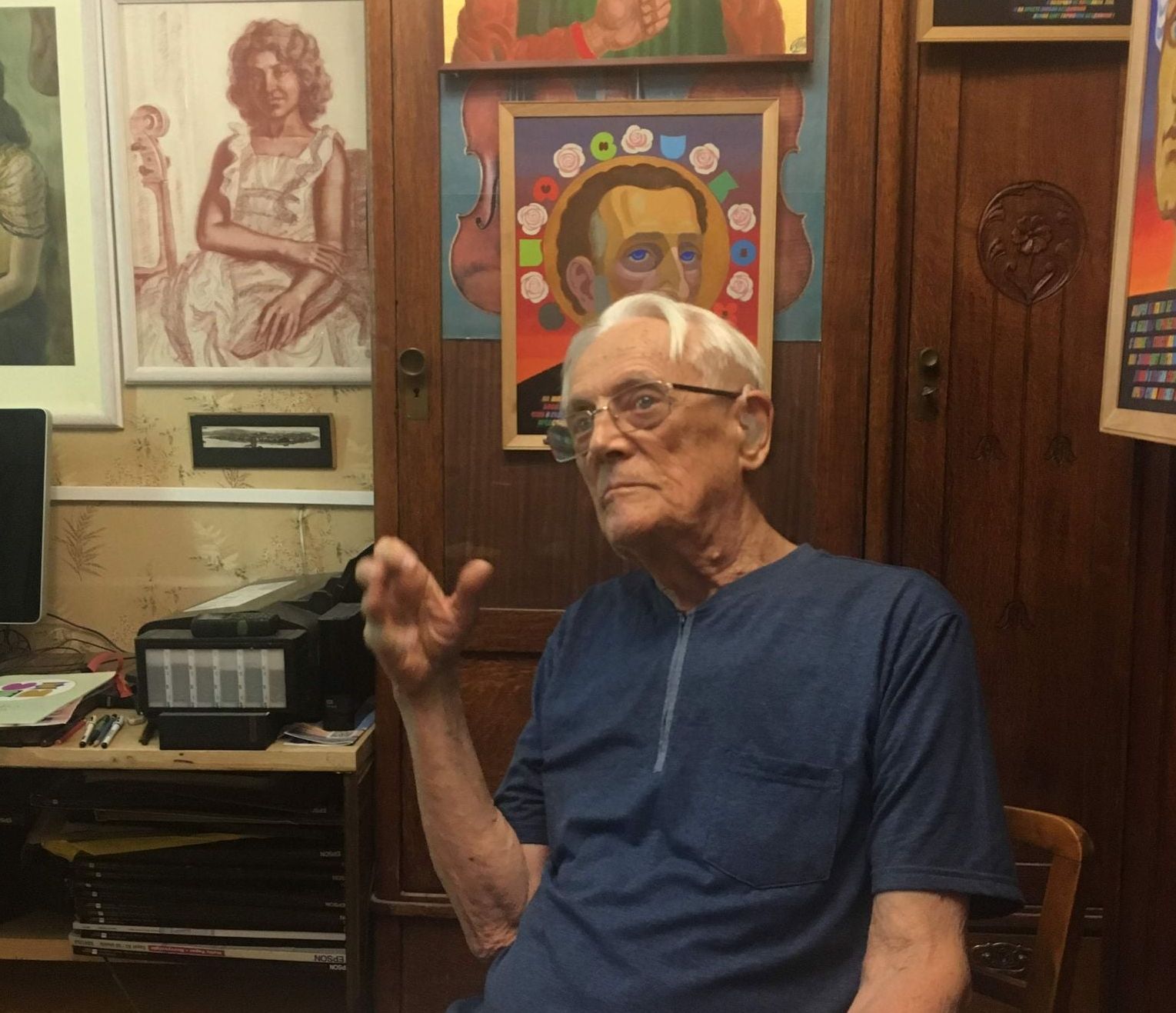 Автор «тарілки на Либідській» Флоріан Юр'єв помер у віці 92 роки