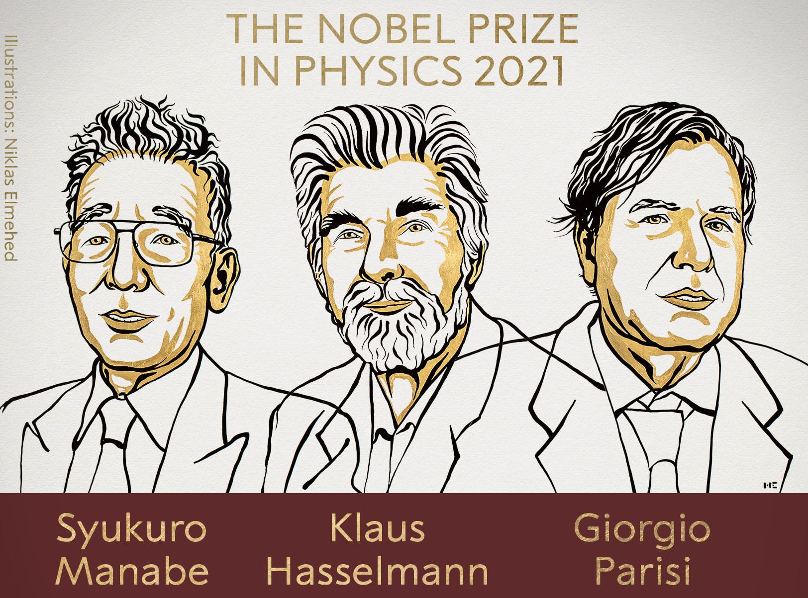 Лауреатами Нобелівської премії з фізики стали Манабе, Гассельманн і Парізі