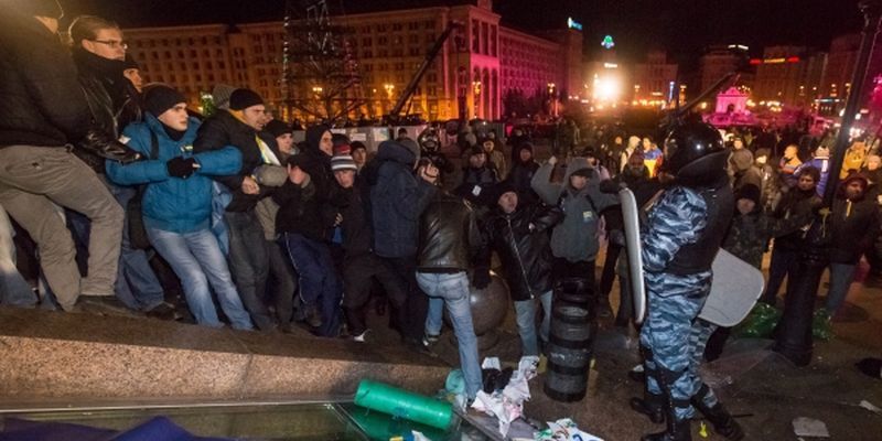 Річниця силового розгону студентів на Євромайдані