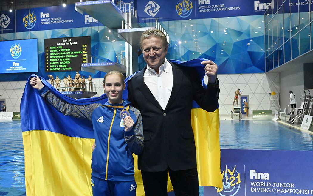 Ксенія Байло виборола золото на чемпіонаті світу зі стрибків у воду