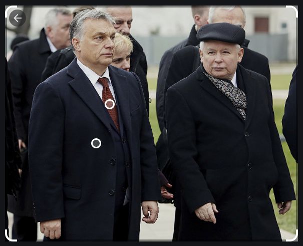 Віктор Орбан та Ярослав Качинський у Варшаві.