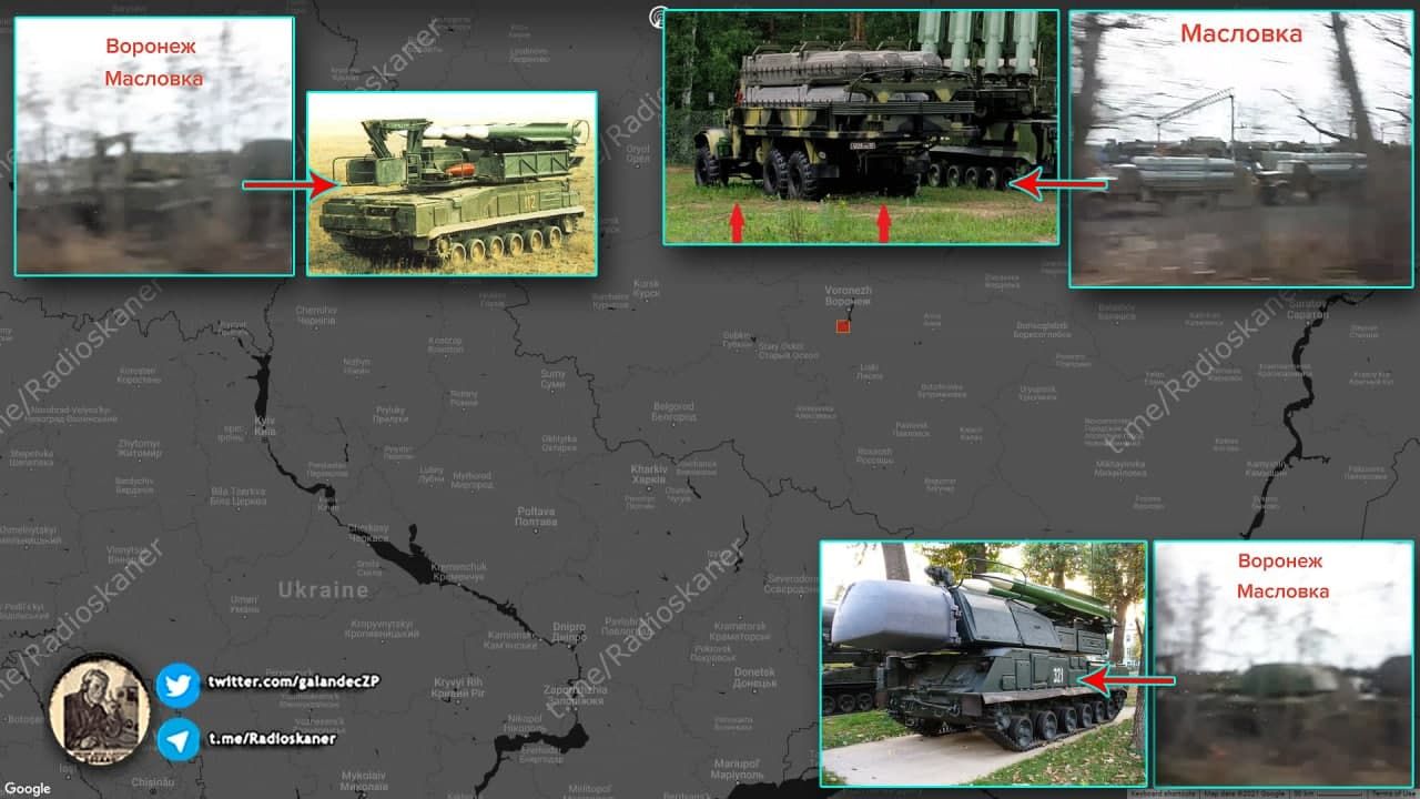 Під Вороніж перекинули танки та «Буки»