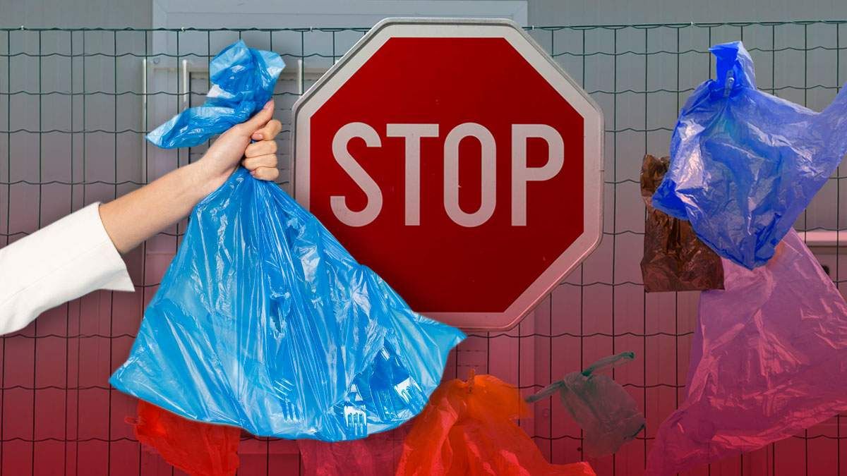 В Україні почали діяти обмеження на використання одноразових пакетів