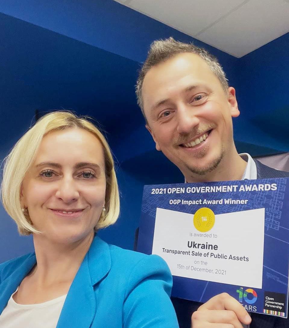 Україна виборола перше місце премії OGP Awards
