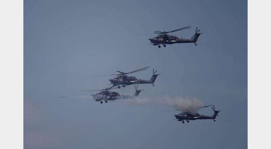 Гелікоптери РФ переміщують до кордону з Україною