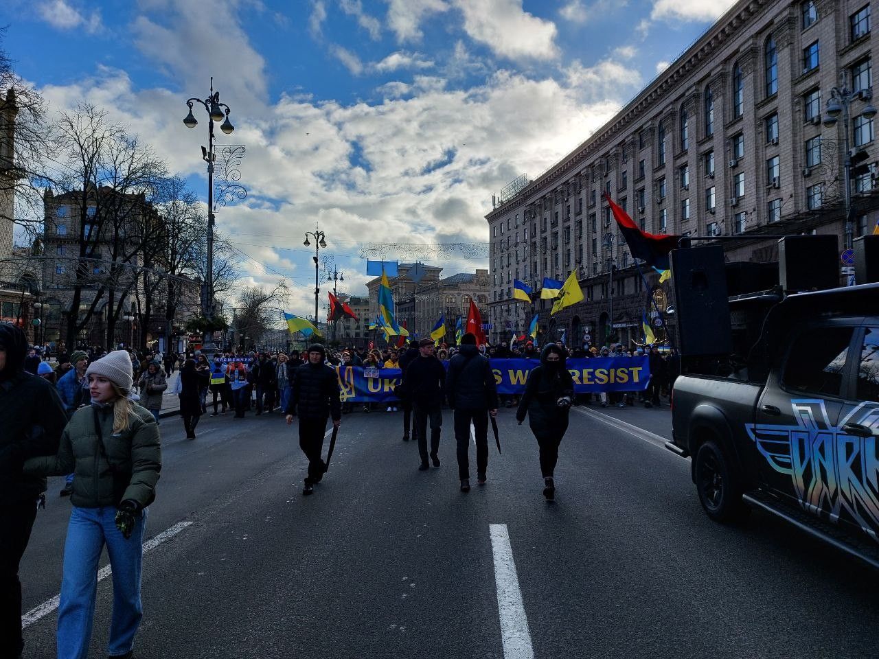 «Не віддамо країну російському агресору»: у Києві відбувся Марш єдності, фото