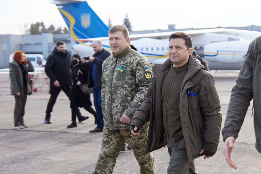 Зеленський прибув на військові навчання на Рівненщині