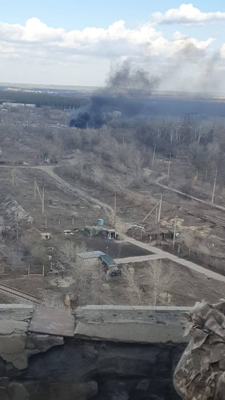 Обстріл окупантів спричинив вибух  АЗС у Щасті