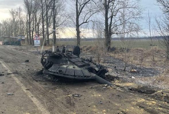 На Чернігівщині ЗСУ зупинили ворожий наступ: спалено 20 танків