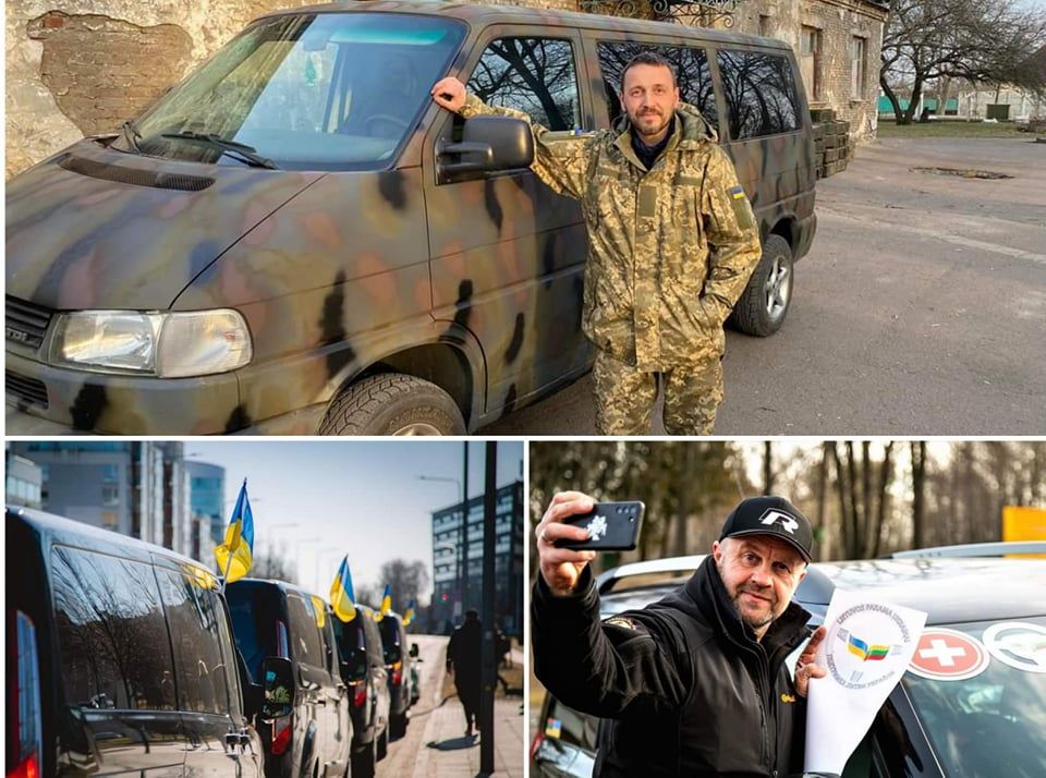 Авто для військових: доброчинний транспорт приїхав до «Бандераса»-Шульги і побратимів