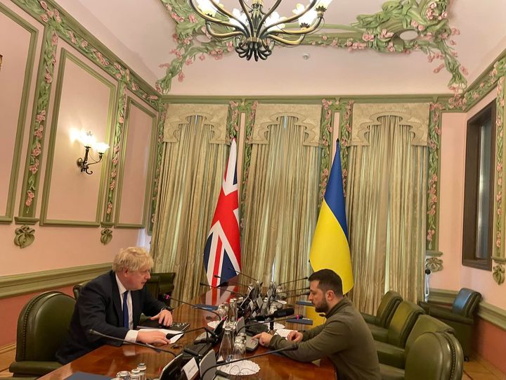 Джонсон неочікувано прибув до Києва і зустрівся із Зеленським