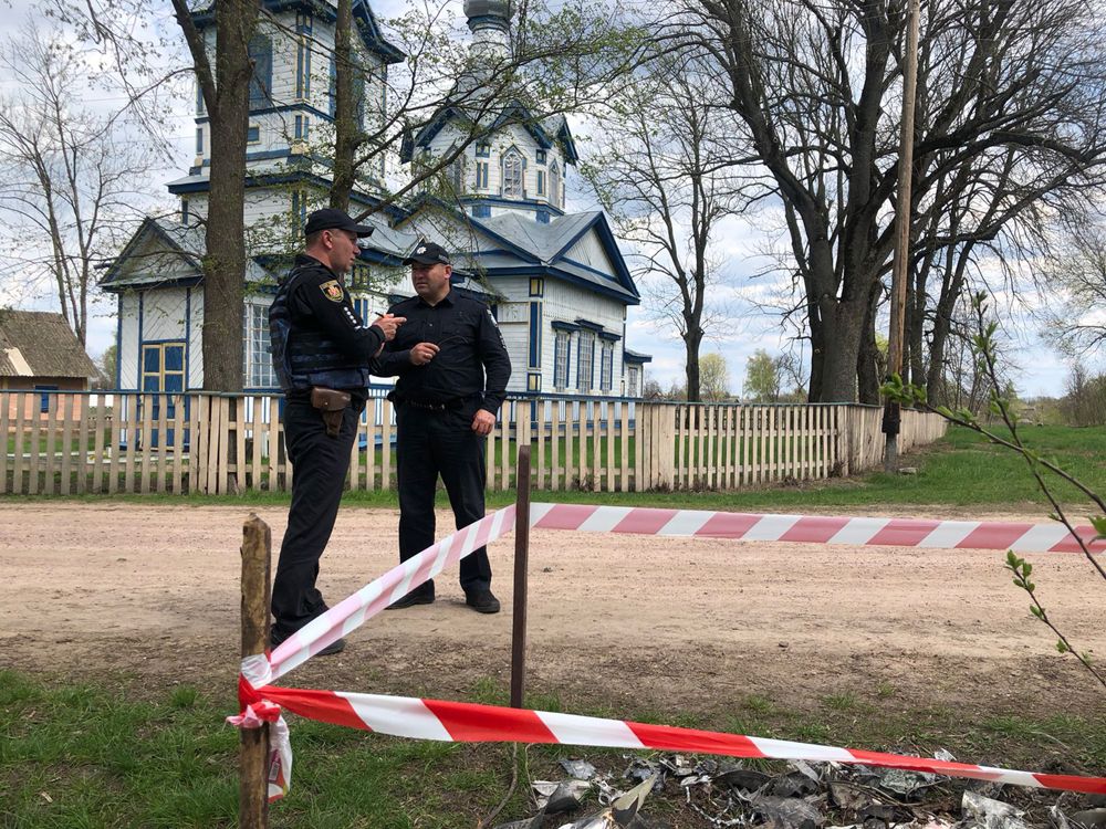Російська ракета вгатила біля 120-річної церкви на Житомирщині