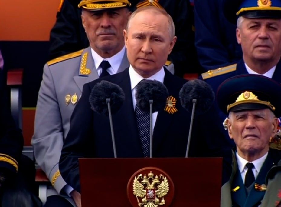 У Зеленського спростували брехливу заяву Путіна під час параду в Москві