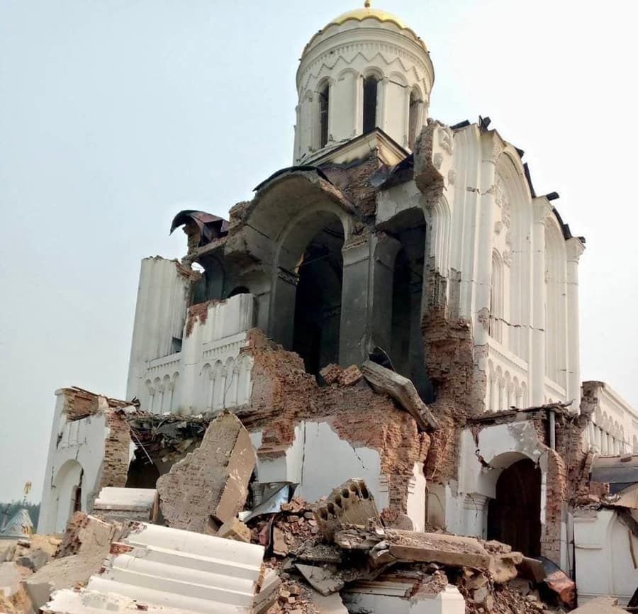 В Україні знищено або пошкоджено окупантами понад 250 об’єктів культури