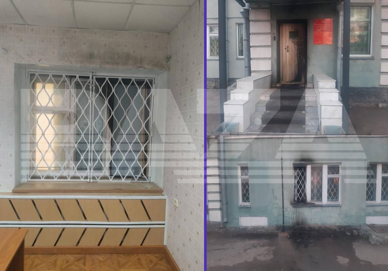 В росії продовжують палити військкомати невідомі «пацифісти»
