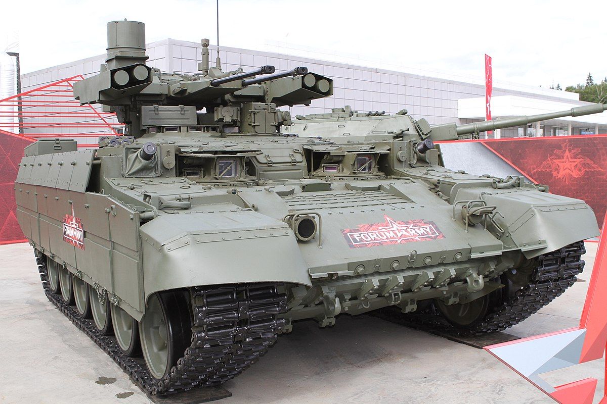 «Термінатор» - російська бойова машина підтримки танків призначена для дії у складі танкових формувань.