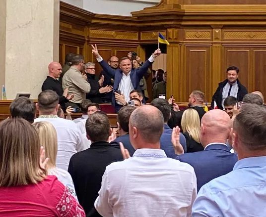 Президент Польщі Дуда виступив у Раді