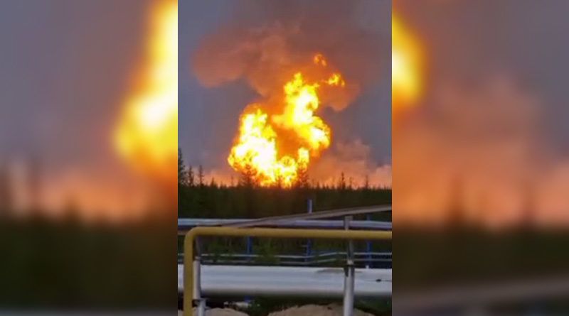 В Янао горить найбільше в росії газове родовище