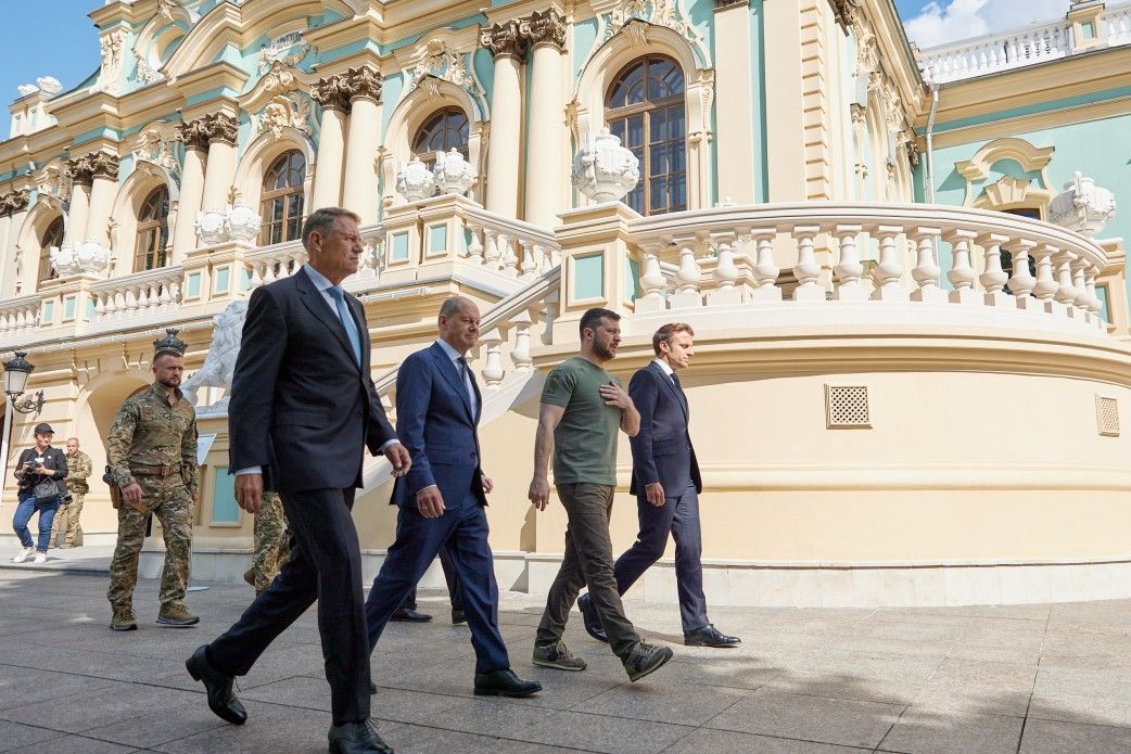 Макрон, Шольц, Драгі та Йоханніс у Києві: результати візиту, фото