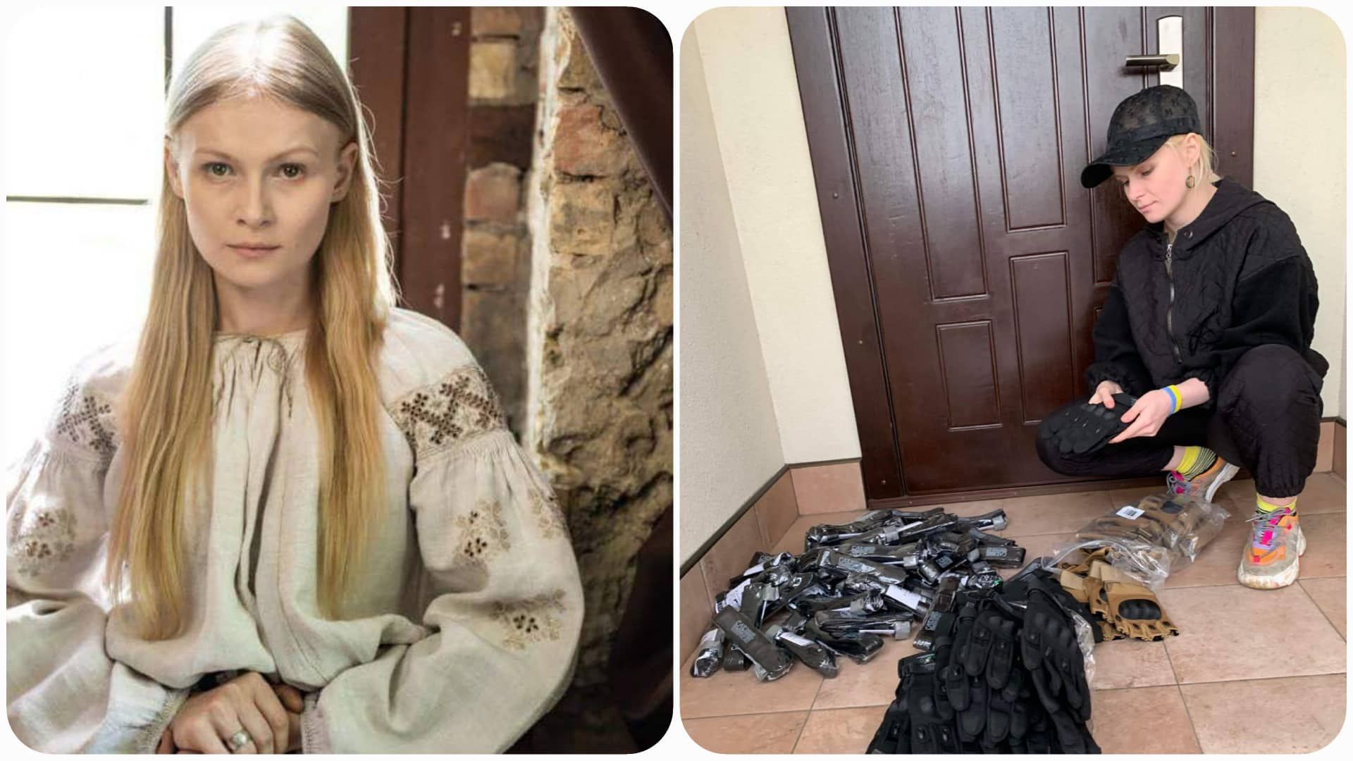 Акторка Марина Кошкіна з командою фонду «МУР» допомагає дітям