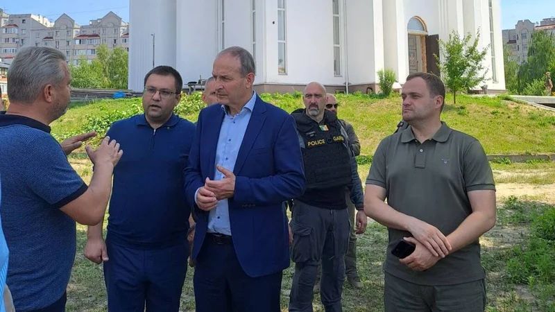 Прем'єр Ірландії відвідав Ірпінь, Бучу та Бородянку