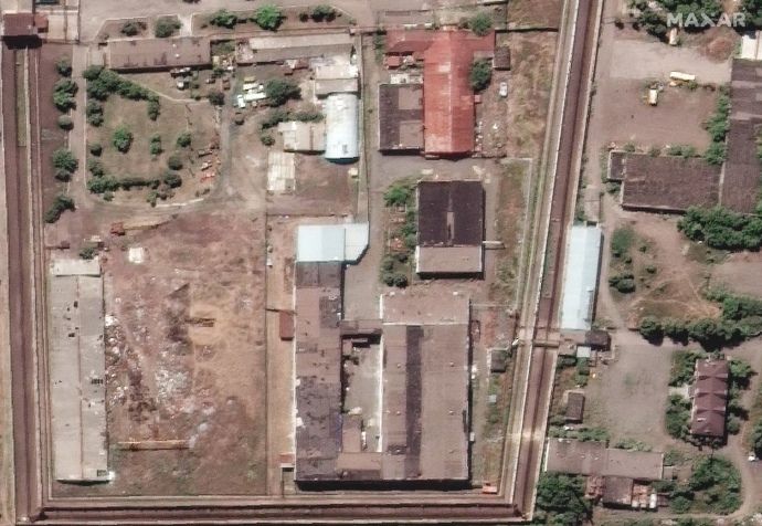 Із місця вбивства полонених в Оленівці з’явилися супутникові знімки