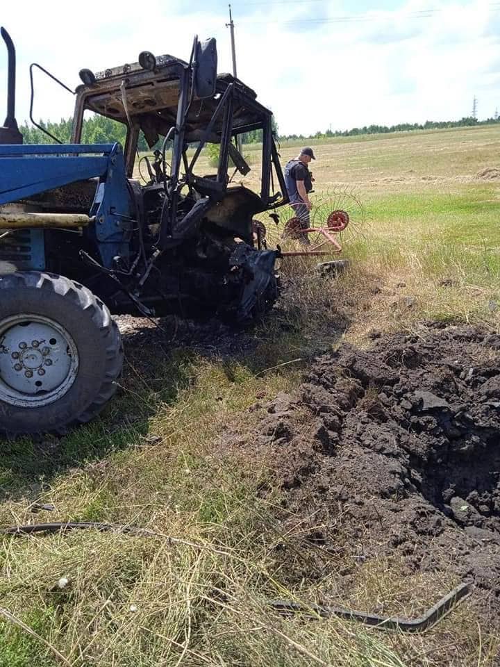 На Харківщині фермерам доведеться спалювати поля з урожаєм через російські міни