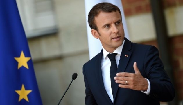 рф повинна припинити війну та вивести свої війська з території України - Макрон
