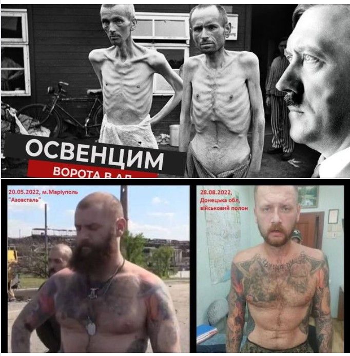 Рашизм = нацизм: комбат «Азову» Олег Мудрак сильно схуд у російському полоні