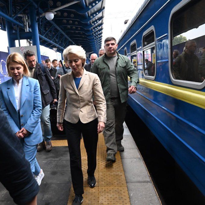 Президентка Єврокомісії приїхала з візитом до Києва