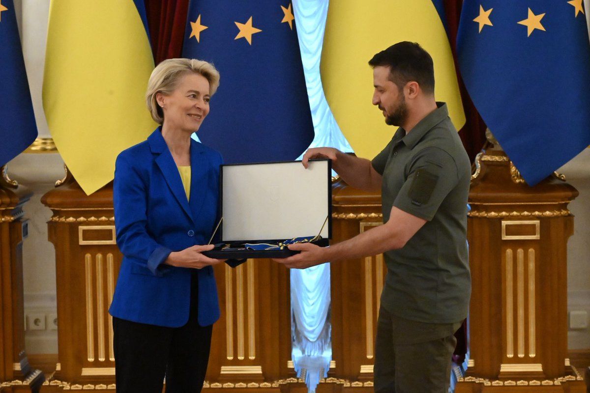 Урсула фон дер Ляєн нагороджена орденом Ярослава Мудрого
