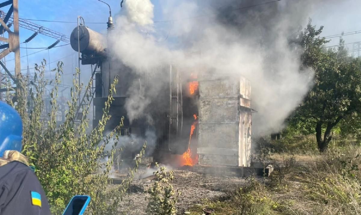 Слов'янську ТЕС на Донеччині обстріляли російські окупанти