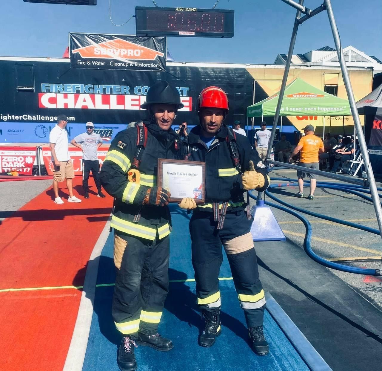 Рятувальник із Києва Олександр Баран переміг на змаганнях  Firefighter Challenge