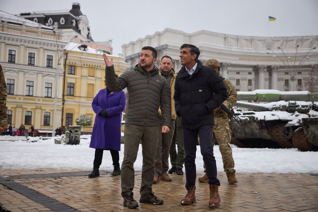 Ще не вмерла України: Сунак процитував рядки гімну українською