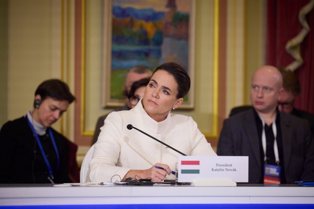 Президентка Угорщини Каталін Новак у Києві засудила путіна за війну