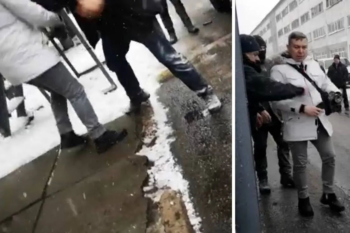 Російський слід у Броварах: рейдери виламують двері місцевого заводу й напали на журналіста